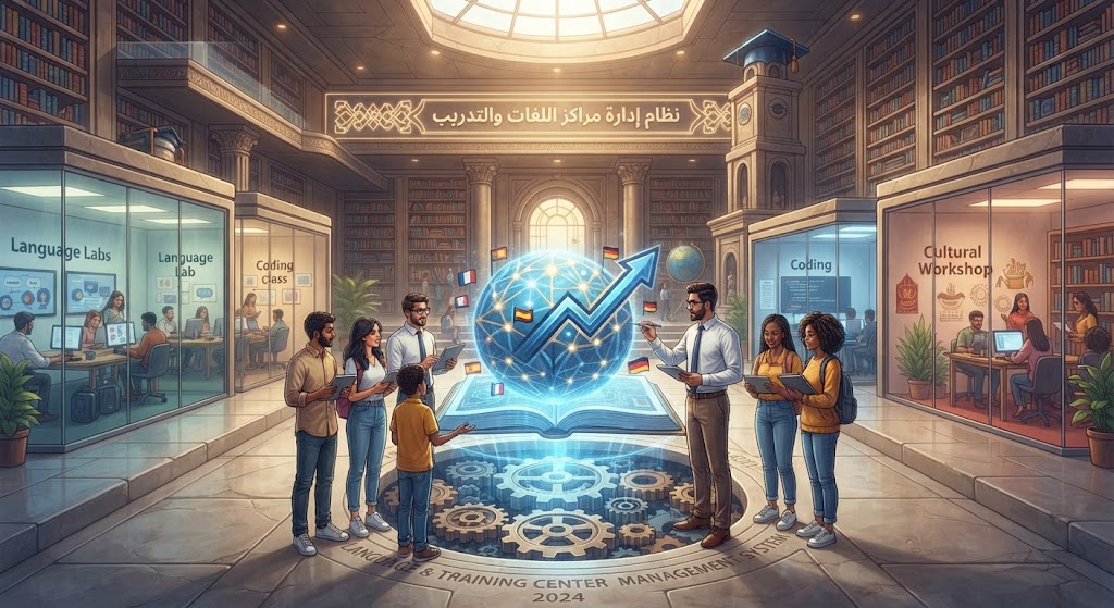 نظام إدارة مراكز اللغات والتدريب
